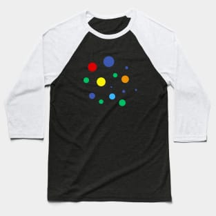 Colorful circles Baseball T-Shirt